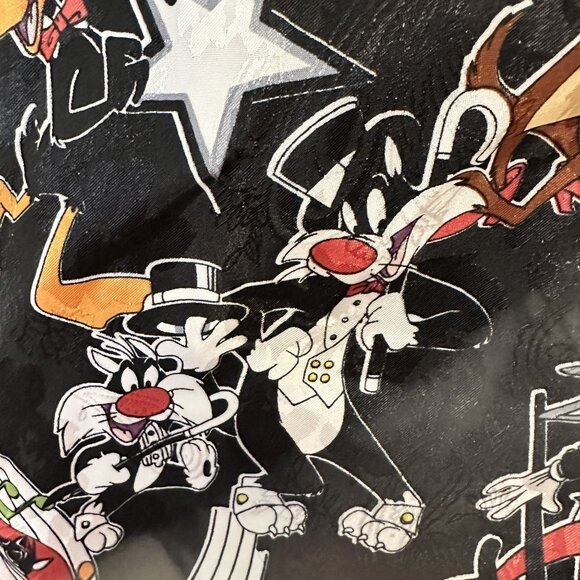 Looney Tunes Cartoon Music Character Vest One Size Polyester Black - Picture 6 of 7